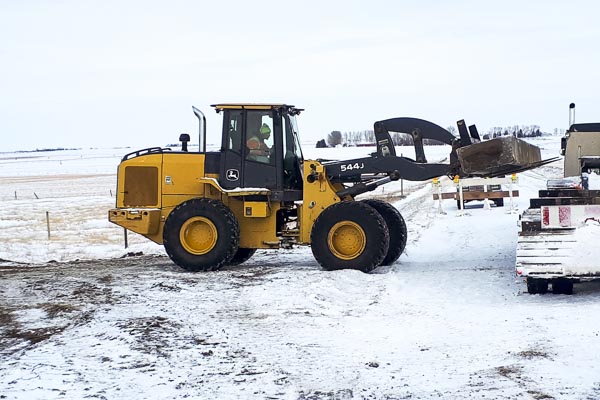 Loaders and Backhoes at GroundTech
